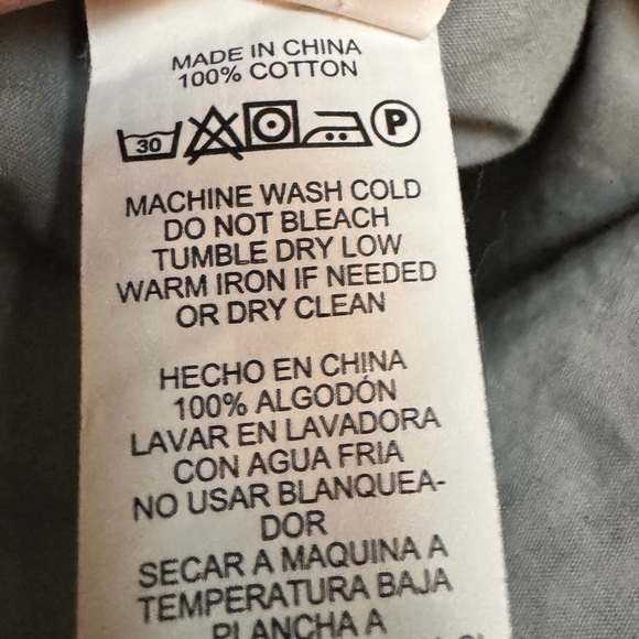 Jack Spade Bleecker Street Greenish Grey 100% Cotton Button Down Shirt. Size M - Picture 6 of 6